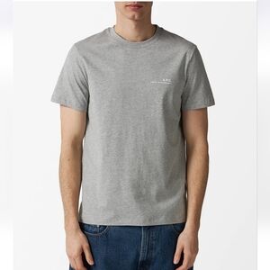 A.P.C. basic gray t-shirt M medium